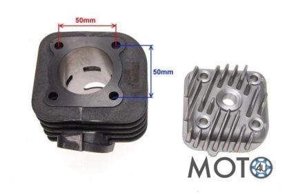Minarelli 70 cc AC 2T Iron Quantum + komplektā galva - Image 2