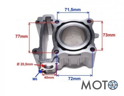 Yamaha X - max 125 cc  Alumīnija 52mm - Image 2