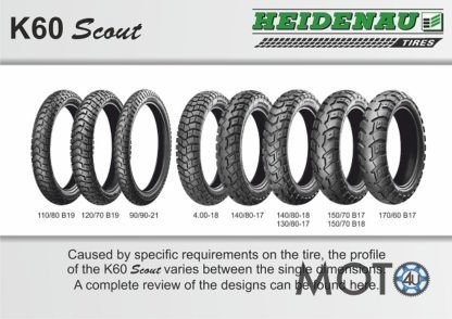 Heidenau K60 SCOUT 110/80B19 59T M+S DOT 04/2020