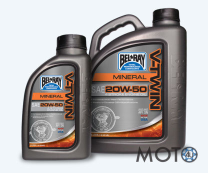 BEL-RAY V-TWIN 20w50 Minerālā eļļa 4T 4L