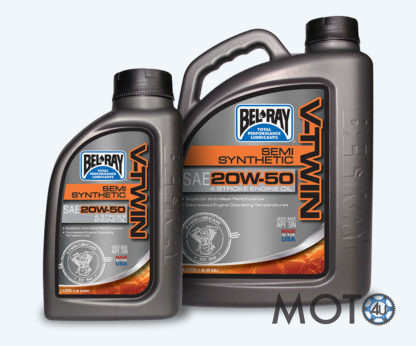 BEL-RAY V-TWIN 20w50 Pussintētikā eļļa 4T 4L