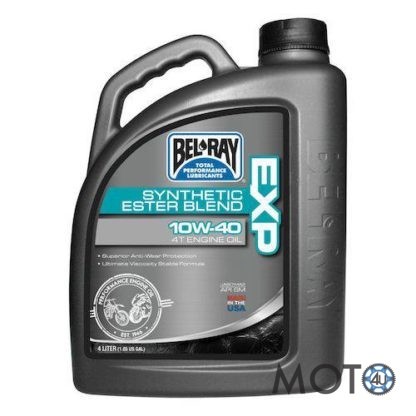 BEL-RAY EXP 10w40 Pus-Sintētiskā esteru maisījuma eļļa 4T 4L