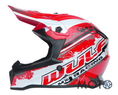 Wulfsport OFF ROAD PRO Bērnu ķivere  Sarkana