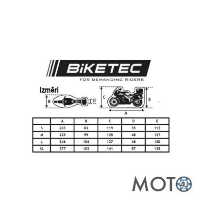 Moto pārvalks Aquatec XL izmērs - Image 2
