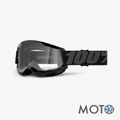 100% brilles STRATA 2 BLACK caurspīdīgs stikls